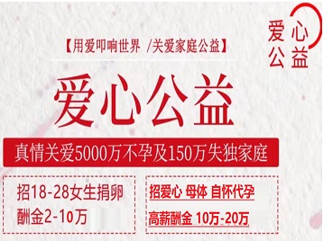 天长捐卵助孕生子 爱心志愿者招募